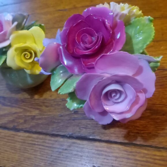Antique fine Bone China BOUQUET 💐 POTTERY SCULPTURE!  ENGLISH - Picture 1 of 14
